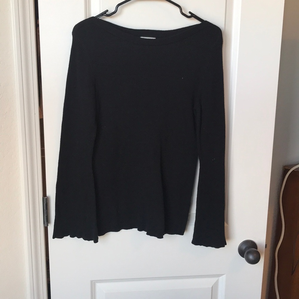 Bell sleeve sweater